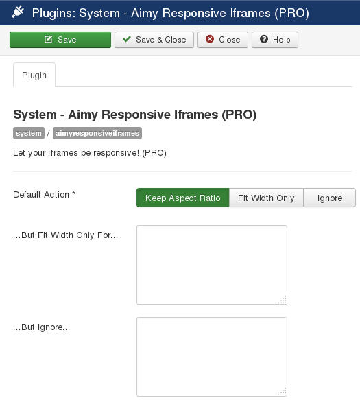 Responsive Iframe Options